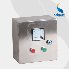 Saip Saipwell Hecho en China Impermeable Caja de control Proyecto de venta caliente Empuje Botton Caja Caja de control eléctrico Acero inoxidable